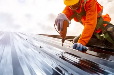 Travaux de zinguerie à l'Écouvotte